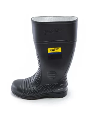 Blundstone 025 Grey Waterproof Safety Gumboots - Size 8