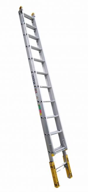 Bailey 3.7 - 6.2m 150kg Industrial Rated Leveller Pro Punchlock 12 Extension Ladder FS13906 - BAILEY "BONANZA" SALE