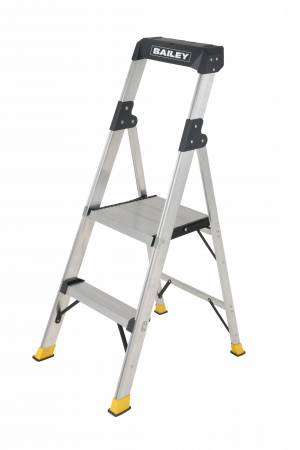 Bailey Retail and Office Aluminium Platform Ladder 2 Steps 0.57m FS13868 - BAILEY "BONANZA" SALE