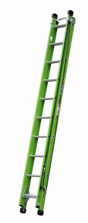Bailey 3.2 - 5.3m 150kg Industrial Rated Fibreglass FSXN Pro Punchlock 10 Extension Ladder with Vee Bracket FS13918 - BAILEY "BONANZA" SALE