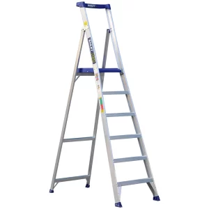 BAILEY P150 Aluminium Platform Ladder 6 Steps 1.8m FS14069 - BAILEY "BONANZA" SALE