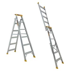 Gorilla Pro-Lite Aluminium Dual Purpose Ladder 150kg 6 ft 1.75m - 3.14m  DM006-PRO - "MEGA" LADDER SALE