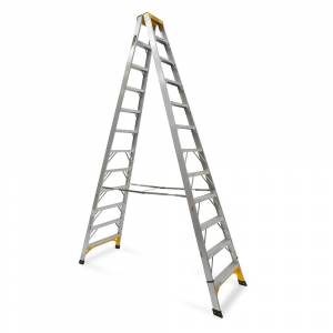 Gorilla Aluminium Double Sided Step Ladder 150 kg 12ft 3.6m