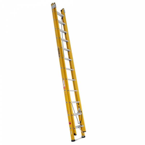 Gorilla 3.7 - 6.5m 130kg Fibreglass Extension Ladder ( 12" -21")