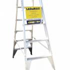 Ladamax Aluminium 150kg Double Sided Ladder - 7Ft (2.1m) | Ladamax Aluminium 150kg Double Sided Ladder - 7Ft (2.1m) | Ladamax Aluminium 150kg Double Sided Ladder - 7Ft (2.1m)