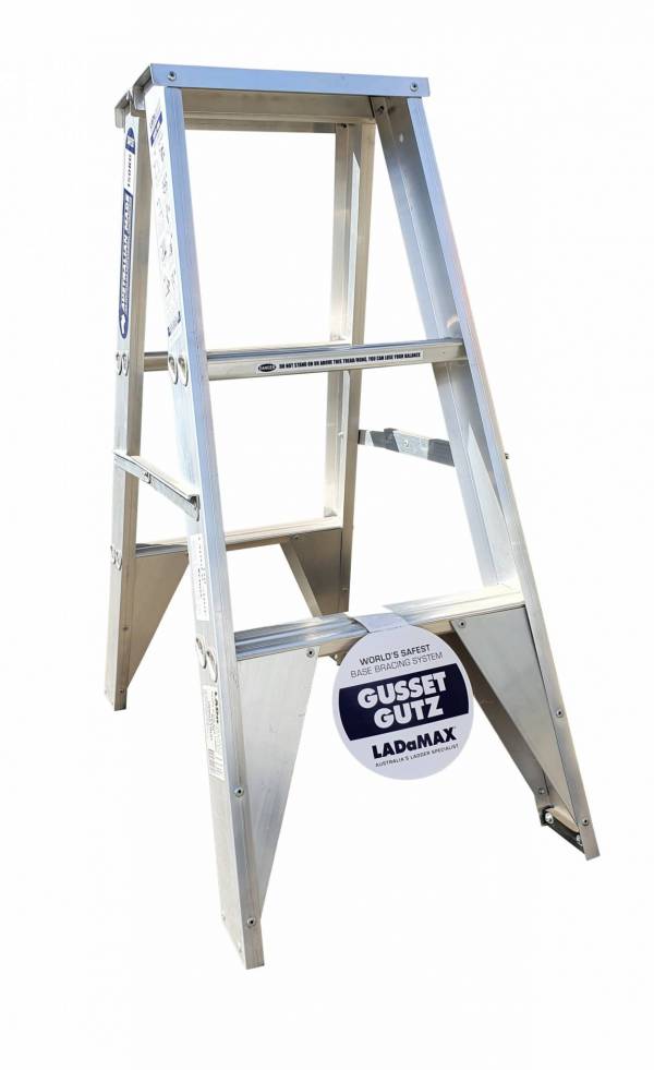 Ladamax Aluminium 150kg Double Sided Ladder - 3Ft - Was $145 Now $115 | Ladamax Aluminium 150kg Double Sided Ladder - 3Ft - Was $145 Now $115 | Ladamax Aluminium 150kg Double Sided Ladder - 3Ft - Was $145 Now $115