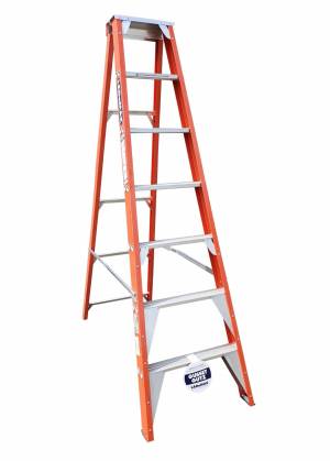 Ladamax Fibreglass 150kg Single Sided Ladder - 7" (2.1m) | Ladamax Fibreglass 150kg Single Sided Ladder - 7" (2.1m) | Ladamax Fibreglass 150kg Single Sided Ladder - 7" (2.1m)