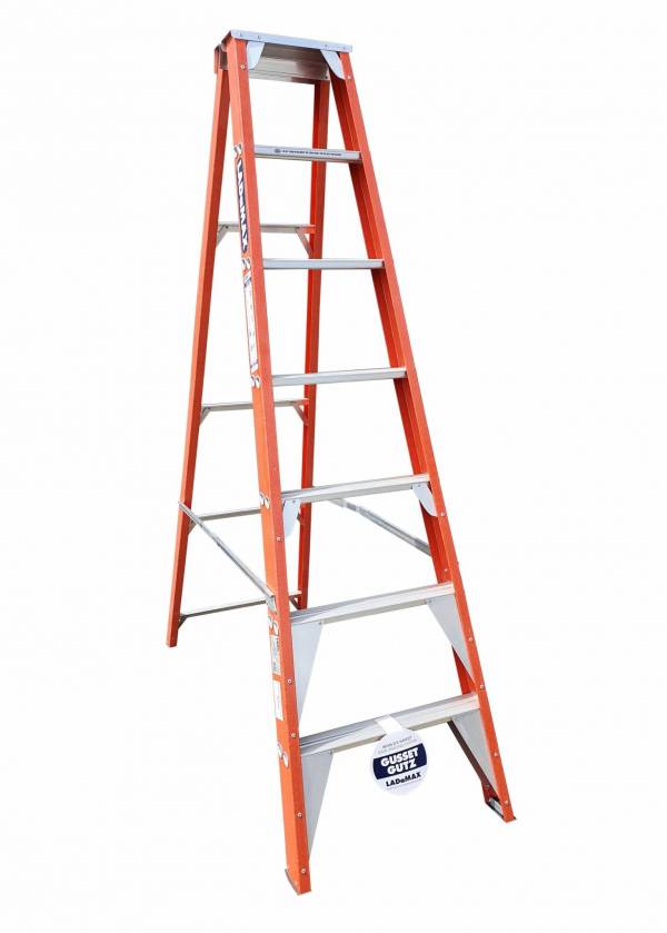 Ladamax Fibreglass 150kg Single Sided Ladder - 7" (2.1m) | Ladamax Fibreglass 150kg Single Sided Ladder - 7" (2.1m) | Ladamax Fibreglass 150kg Single Sided Ladder - 7" (2.1m)