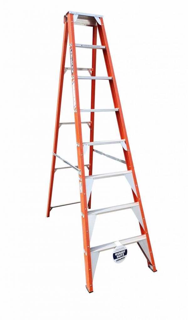 Ladamax Fibreglass 150kg Single Sided Ladder - 8" (2.4m) | Ladamax Fibreglass 150kg Single Sided Ladder - 8" (2.4m) | Ladamax Fibreglass 150kg Single Sided Ladder - 8" (2.4m)