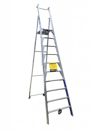 Ladamax Aluminium Platform Step Ladder - 12 Step (3.6m)