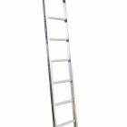 Strongest and lightest single ladder in the industry | Swagelock style is much stronger in twist than riveted ladder | large flat top ‘D’ Rung Standard across the range, Larger PVC feet
