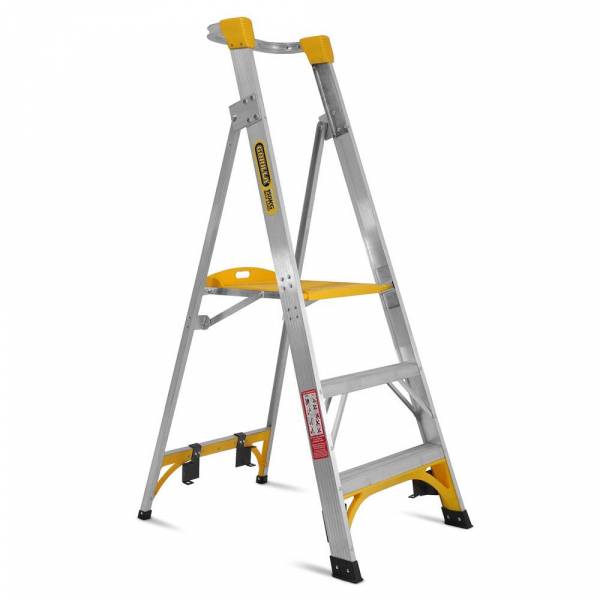 Gorilla PL003-I 3-Step 0.9m 150kg Aluminium Industrial Platform Ladder