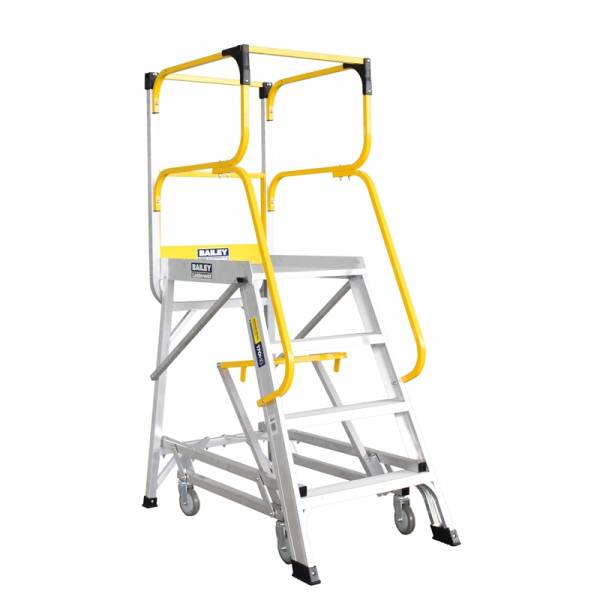 Bailey 1104mm 170kg Access 4 Aluminium Ladderweld Platform Ladder | Bailey Ladderweld Access Platform
