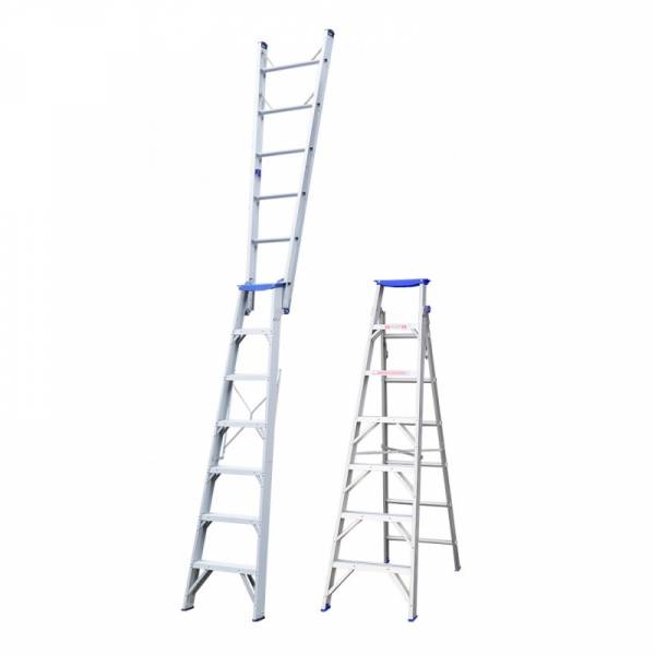 Indalex Pro Series Aluminium Dual Purpose Ladder 7ft 2.1m - 3.8m | Indalex Pro Series Aluminium Dual Purpose Ladder 7ft 2.1m - 3.8m
