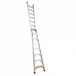 Gorilla Aluminium Dual Purpose Ladder 150 kg 8ft 2.4m - 4.5m | Gorilla Aluminium Dual Purpose Ladder 150 kg 8ft 2.4m - 4.5m