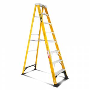 Gorilla Fibreglass Single Sided Step Ladder 150 kg 8ft 2.4m