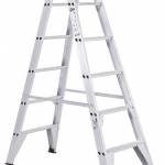 An incredibly rigid and stable step ladder | Swagelock style is much stronger in twist than riveted ladder | mproves rigidity and reduces twist | Gusset Base Brace ‘Rock Solid’ full gusset base brace system- (option)
