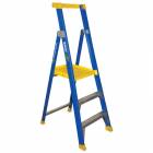 BAILEY Fibreglass P150 Platform Ladder 3 Steps 0.9m | Bailey P150 Fibreglass Platform Step Ladder | Bailey P150 Fibreglass Platform Step Ladder | Safety Gate for Bailey P150 FG Platform | Safety Gate for Bailey P150 FG Platform