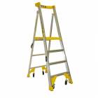 BAILEY P170 Job Station Aluminium Platform Ladder 4 Steps 1.2m | BAILEY P170 Job Station Aluminium Platform Ladder 4 Steps 1.2m