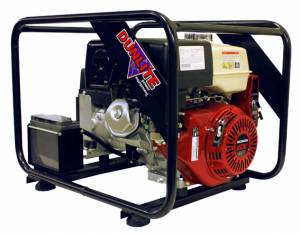 Dunlite Petrol Portable Generator - 5600 Watt, Honda powered generator with electric start.