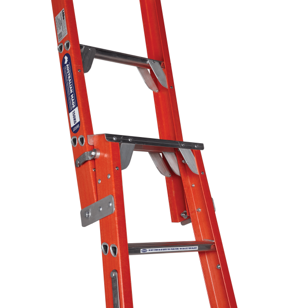 Ladamax Fibreglass Dual Purpose Step Extension Ladder 6" -10" (1.8m - 3.0m)