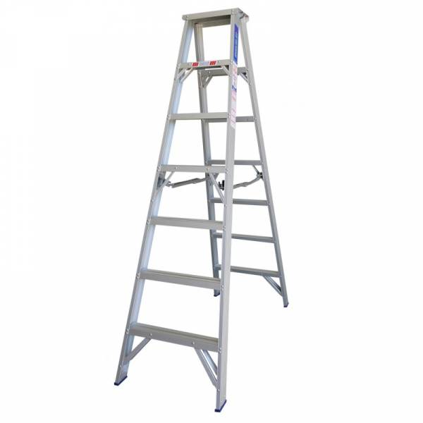 Indalex Pro Series Aluminium Double Sided Step Ladder 7ft 2.1m
