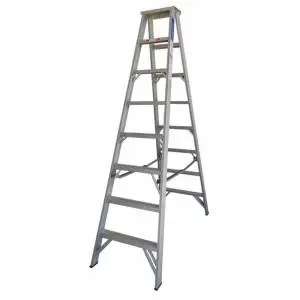 Indalex Pro Series Aluminium Double Sided Step Ladder 8ft 2.4m