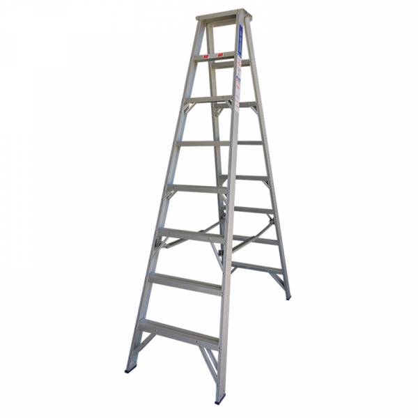 Indalex Pro Series Aluminium Double Sided Step Ladder 8ft 2.4m