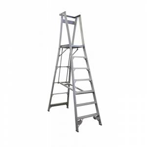 INDALEX Pro Series Aluminium Platform Ladder 7 Steps 10ft/7ft (3.0m/2.1m)