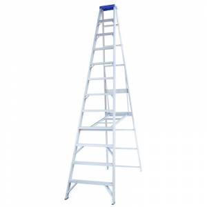 Single Sided Step Ladders - Aluminium