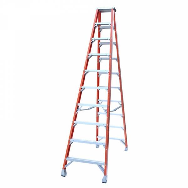 Indalex Pro Series Fibreglass Double Sided Step Ladders 8ft 2.4m