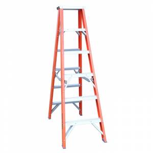 Indalex Pro Series Fibreglass Double Sided Step Ladders 4ft 1.2m