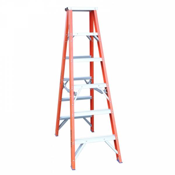 Indalex Pro Series Fibreglass Double Sided Step Ladders 6ft 1.8m