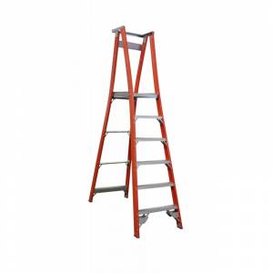 Indalex Pro Series Fibreglass Platform Ladder 6 Step (1.8m)