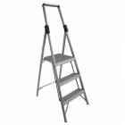 INDALEX Tradesman Aluminium Slimline Platform Ladder 3 Steps 1.8m/0.9m