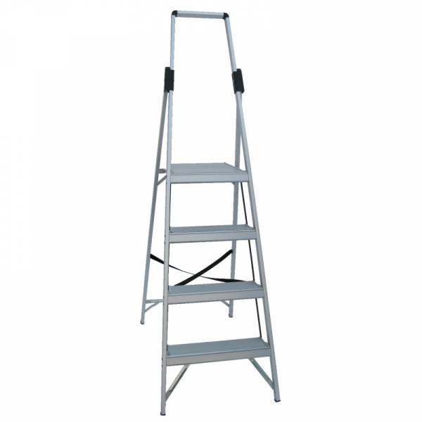 INDALEX Tradesman Aluminium Slimline Platform Ladder 4 Steps 2.1m/1.2m | INDALEX Tradesman Aluminium Slimline Platform Ladder 4 Steps 2.1m/1.2m