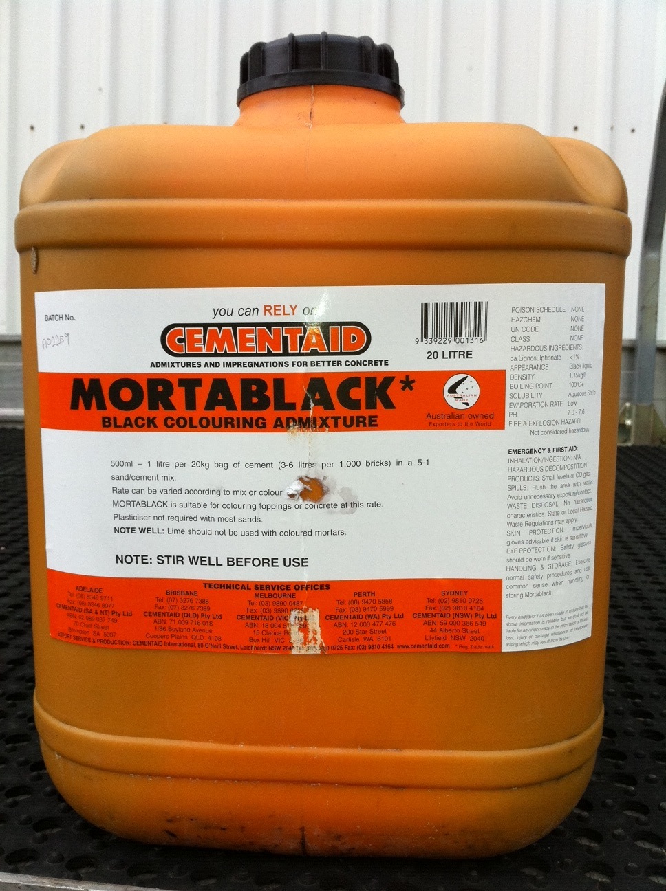 Cementaid MortarBlack