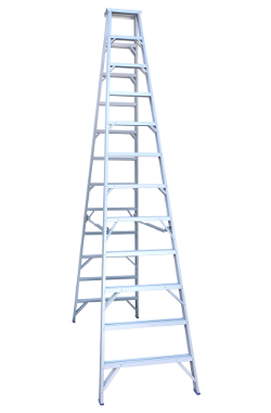 Indalex Double Sided Aluminium Step Ladder 10Ft - (3m)