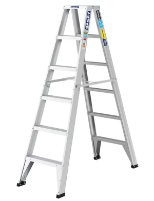 Bailey 1.8m 150kg Trade Lyte Aluminium Double Sided Step Ladder FS14021 - BAILEY "BONANZA" SALE