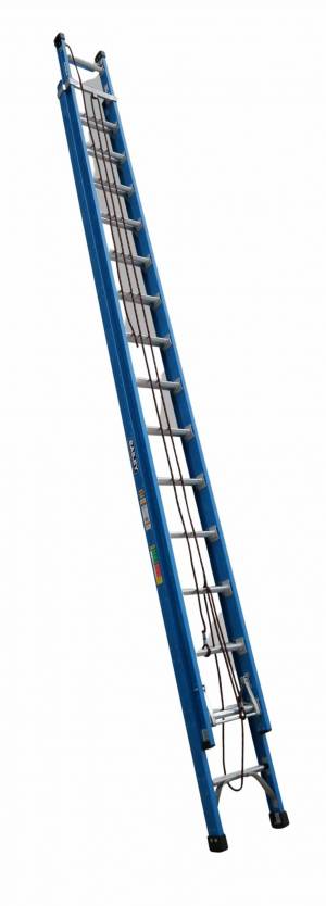 Bailey 5.0 - 9.0m 170kg Industrial Rated Fibreglass FXN Pro Punchlock 16 Extension Ladder - BAILEY "BONANZA" SALE