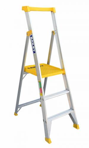 Bailey FS13932 0.86m 170kg Pro AL PFS3 Punchlock Platform Stepladder - BAILEY "BONANZA" SALE