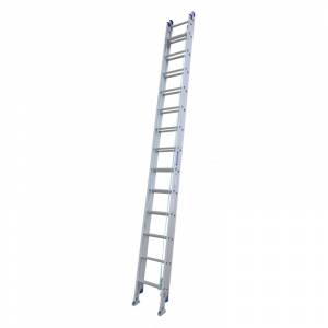 Indalex Pro Series Aluminium Extension Ladder 30ft 5.0m-9.0m with Swivel Feet - 150kg Rated - PROX30-SF - "MEGA" LADDER SALE