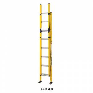 Branach  PowerMaster Fibreglass Extension Ladder 2.7m - 4.0m (FED4.0)- Made in Aust
