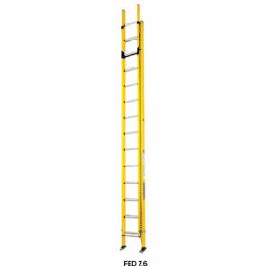 Branach PowerMaster Fibreglass Extension Ladder 4.5m - 7.6m (FED7.6)- Made in Aust