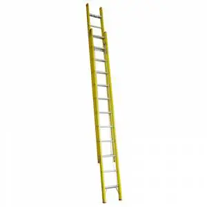 Indalex Tradesman Fibreglass Extension Ladder 14ft 2.8m-4.3m | TRDXF14 - 135kg Rated - "MEGA" LADDER SALE