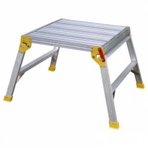 Indalex Tradesman Aluminium Work Platform 600mm x 600mm | TRDWP60 - 120kg Rated - "MEGA" LADDER SALE