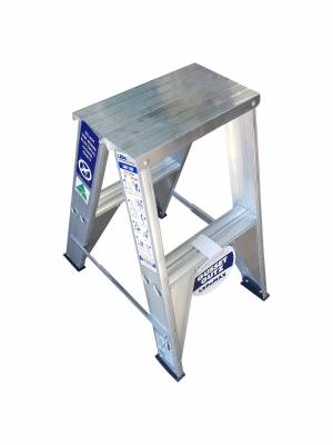 Ladamax Aluminium 150kg Double Sided Ladder - 2Ft - (0.6m) - Aust Made  DS022 - "MEGA" LADDER SALE
