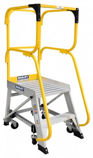 Bailey 0.6m 150kg Aluminium Order Picker 2 Step Ladder - MK3 FS13873 - BAILEY "BONANZA" SALE