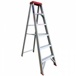 Indalex Tradesman Aluminium Single Sided Step Ladder 6ft 1.8m TRDS6 -135kg Rated- "MEGA" LADDER SALE