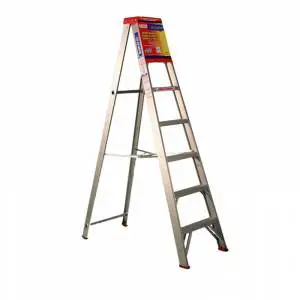 Indalex Tradesman Aluminium Single Sided Step Ladder 7ft 2.1m TRDS7 - 135kg Rated - "MEGA" LADDER SALE
